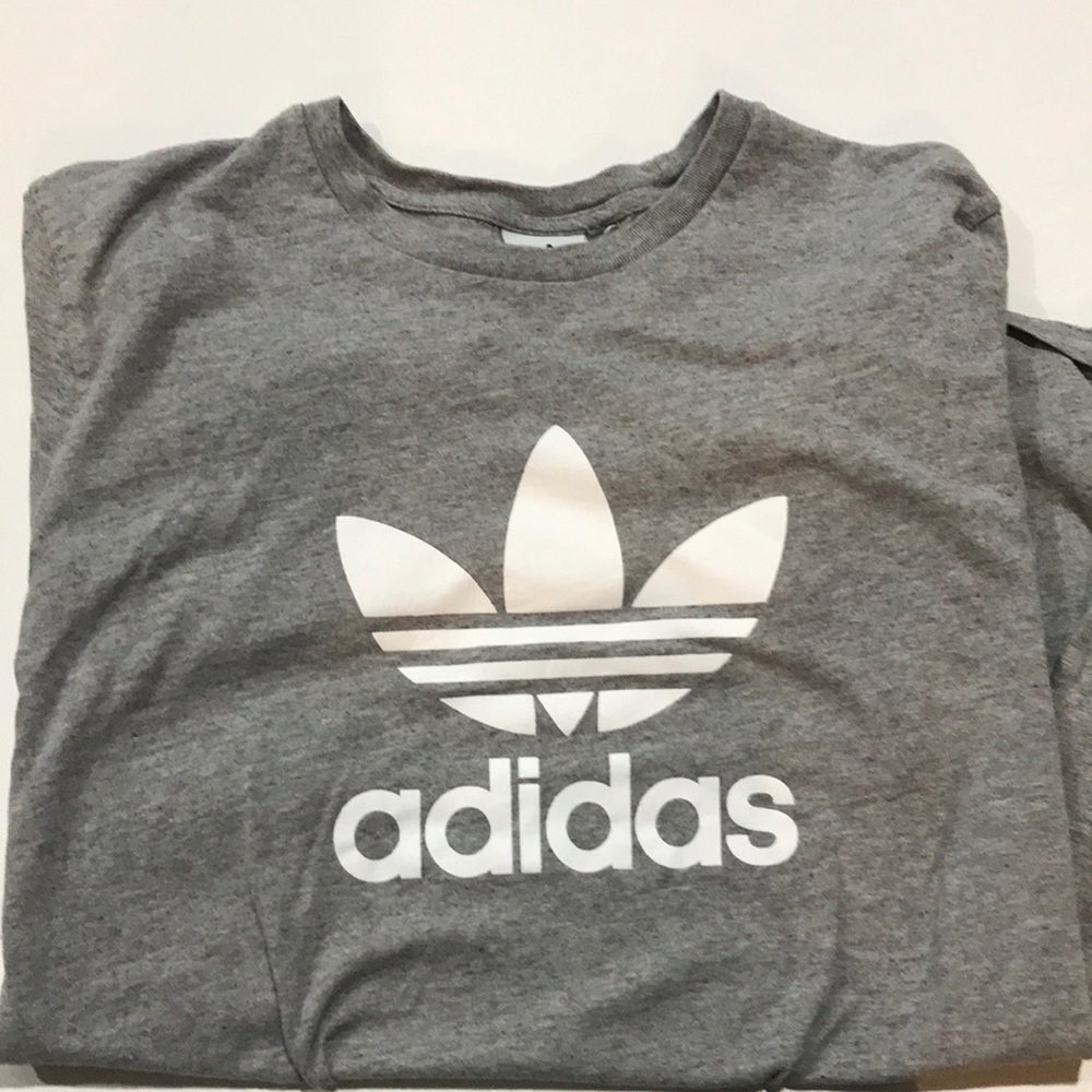 Adidas gray t-shirt